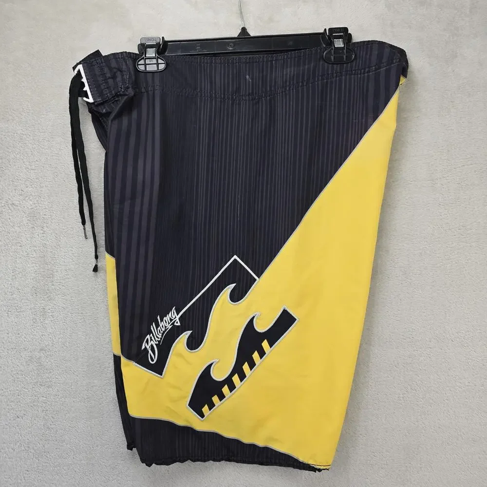 Billabong Andy Irons Board Shorts Mens 38 Colorblock Platinum X Quad Stretch